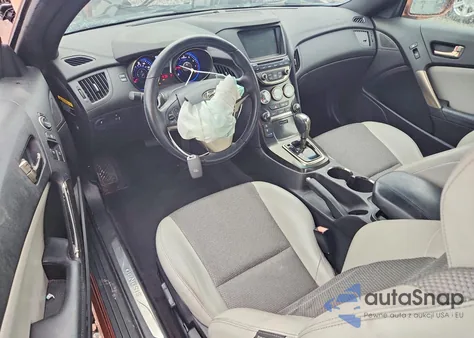 2013 Hyundai Genesis Coupe 2.0T z USA, uszkodzony, nr VIN KMHHT6KD1DU083025